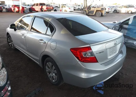 2012 Honda Civic Lx из США, поврежденный, VIN 19XFB2F53CE363956
